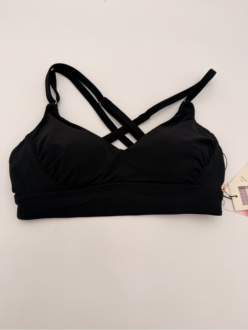 Calia Black Strappy Bikini Top XS